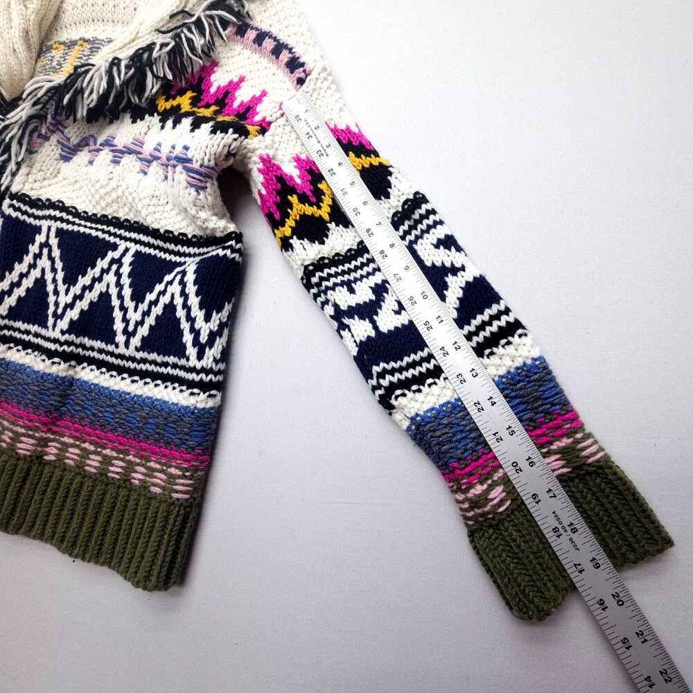 Women's Multicolor Graphic Sweater - Picture 11 of 14